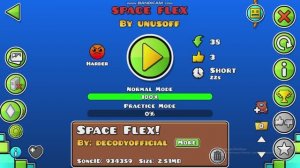 space flex by me(unusoff) geometry dash