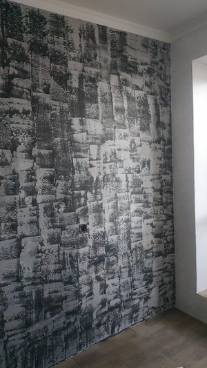 Делаю фактуру ID Loft Original — французская густая водная краска с графическим эффектом «Бетон».