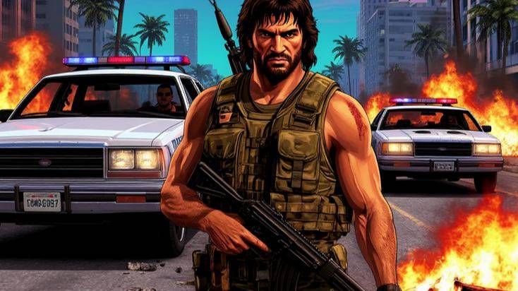Мой мод - суперпулемёт GTA Vice City Nextgen Edition 63