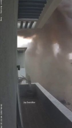 Новое видео попадания иранской ракеты в Беэр-Шеву, за четыре дня до прекращения огня !!!