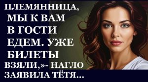 Истории из  жизни. Племянница, мы к вам в гости  Аудио рассказы,  Жизненные истории