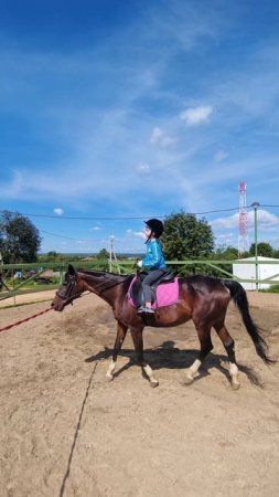 Марина на Флейте, очень старательно учится ехать рысью на плацу.