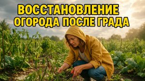 Как я восстановила огород после града: что уцелело?