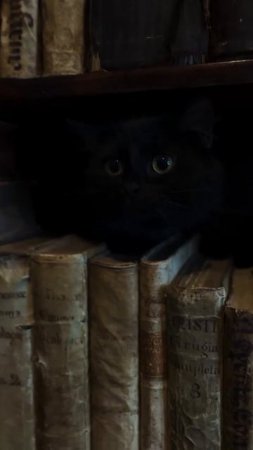 Пушистый библиотекарь 🖤 Хранитель тайн 🔮