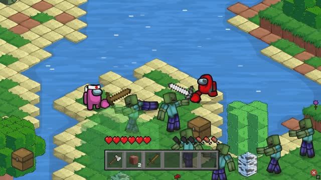 Minecraft vs Among Us Zombie FULL Episodes - Animation #AmongUs #Animation смотреть онлайн