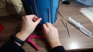 Кормушка для птиц из бумажной лозы. Мастер-класс.