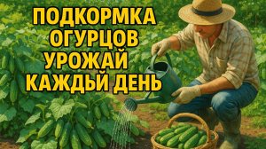 Чем кормить огурцы раз в неделю для обильного урожая!