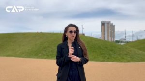 Ландшафтные холмы — архитектурная «вишенка» в концепции набережной реки Амур.