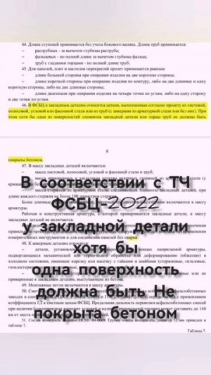 Что такое закладная деталь в смете