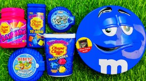 [АСМР] Распаковка и смешивание радужных конфет в банках M&M'S