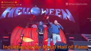Helloween - Induction to Metal Hall of Fame with Alissa White-Gluz @NYC, NY🇺🇸 May 20, 2023