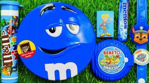 [АСМР] Распаковка и смешивание радужных конфет в оранжевых банках M&M'S, Chupa Chups, Mentos ASMR