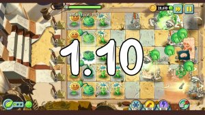 РАСТЕНИЯ ПРОТИВ ЗОМБИ 2 / PLANTS VS ZOMBIES 2 Прохождение уровня 1.10