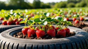 ДЕЛАЕМ ГРЯДКУ НОВУЮ ДЛЯ КЛУБНИИКЕ, КАК ЭТО СДЕЛАТЬ ПРАВИЛЬНО.