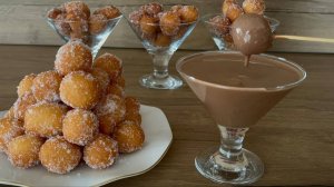 Вкуснейшие пончики - быстрый рецепт