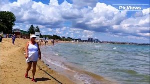 Анапа сегодня 1 июля 2025. Центральный пляж в Анапе. Море и погода в Анапе сейчас. Сезон открыт?