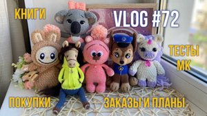 Vlog #72 Тесты МК. Заказы и планы. Покупки. Книги