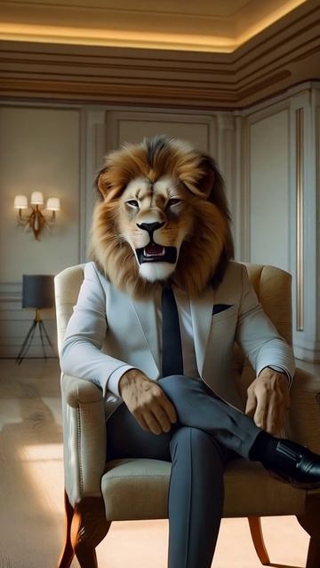 Говорящий лев.