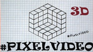 Идеи для урока рисования Рисунки по клеточкам #pixelvideo3d