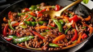 Самый вкусный рецепт жареного говяжьего фарша за 15 минут — так просто!🥩🥩🥩
