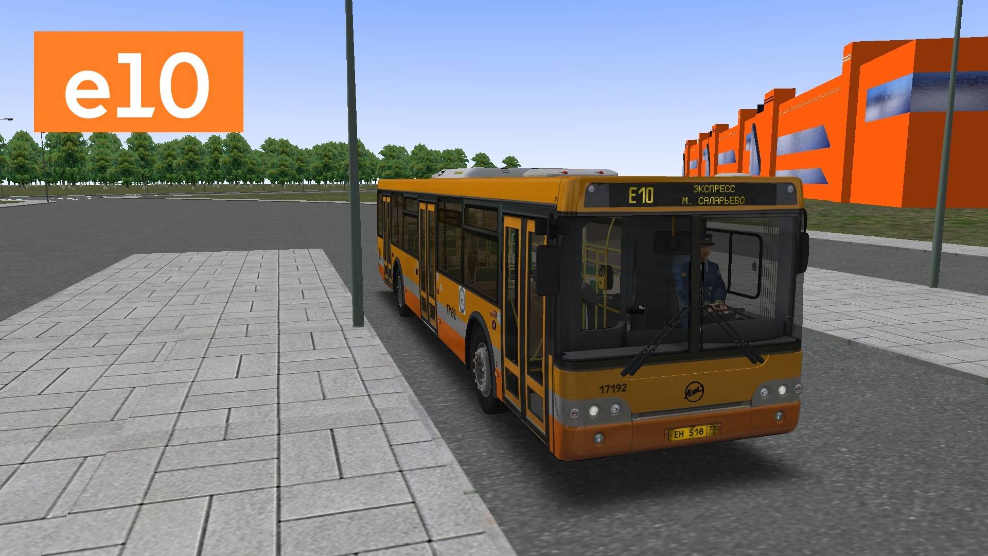 OMSI 2: Автобус №е10 Метро Саларьево - Метро Китай город смотреть онлайн