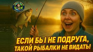 Рыбалка с подругой — спонтанный выезд, улов и приключения! Барнаул, р. Власиха 2025 г