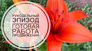Рукодельный эпизод (22-30.06). Вязание и вышивка. Одна готовая работа 🧶