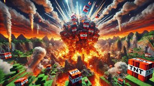 Взрываю 10 различных ТНТ (Minecraft)