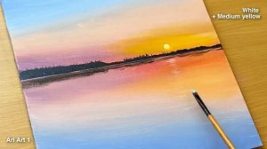 Как легко нарисовать красивые пейзажи