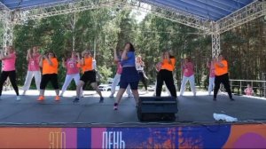 Выступление на День города зумбические красотки Бонита денс
