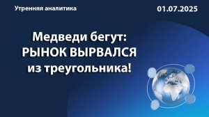 Медведи бегут: РЫНОК ВЫРВАЛСЯ из треугольника!