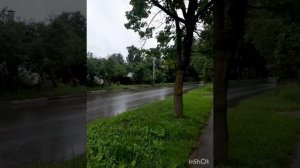 Дождливое начало июля.1 июля 14 градусов, дождь , пасмурно и холодно..mp4