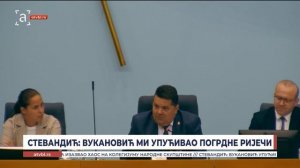 Вукановић изазвао хаос на Колегијуму Народне скупштине