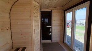 Баня 6x2,4 метра на заказ от компании Лесная-Баня