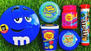 [АСМР] Распаковка и смешивание радужных конфет в банках M&M'S ASMR