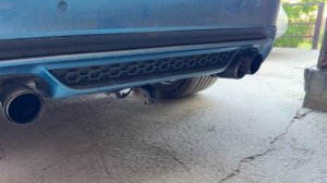 BMW X6M выхлоп