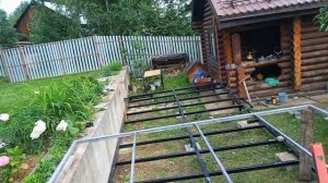 Терраса, подиум монгальная зона, Своими руками