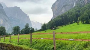 Швейцария.Лаутербруннен, самая красивая сказочная деревня.