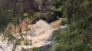 Водопад на реке Иййоки в Карелии