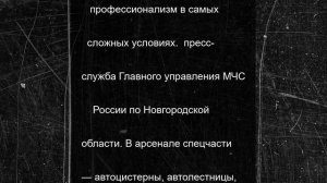 «Пожарному спецназу» Новгородской области исполнилось 11 лет