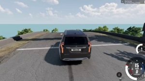 Большое путешествие по огромной модовой карте в игре Beam NG часть 2