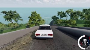 Большое путешествие по огромной модовой карте в игре Beam NG