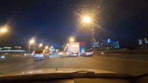 Ночная Москва  апрель 2025