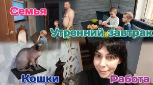 Утро с семьёй.завтрак/Комментарии,пошла жара/Работа,что происходит?!/Луна родила?! 29.06.25