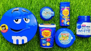 [АСМР] Распаковка и смешивание радужных конфет в банках M&M'S ASMR