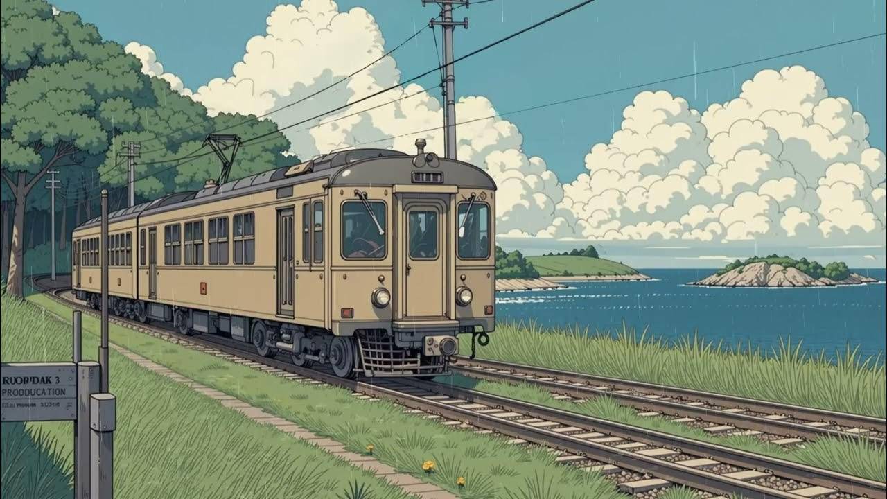 soft rainfall train melodies and calm coastal views a playlist for introspective moments смотреть онлайн