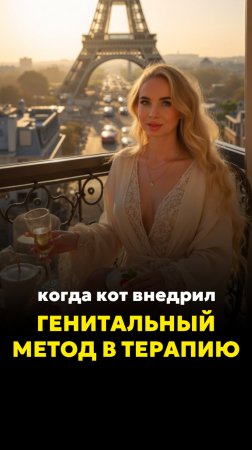 Когда кот внедрил генитальный метод в терапию с клиентом
