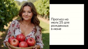Прогноз на июль 2025 для рожденных в июне