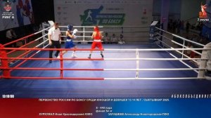 440 финал 54 кг ХУРХУМАЛ Инал Краснодарский ЮФО - ЗАГАШЕЕВ Александр Нижегородская ПФО