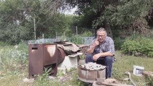 Жизнь в деревне - События дня : Встретил сына и жену. Приготовили ужин на мангале